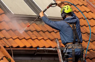 Démoussage et hydrofuge de toiture à Herzeele